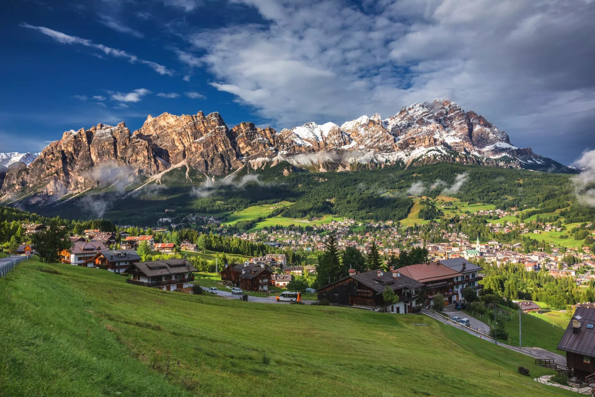 Cortina mountain view