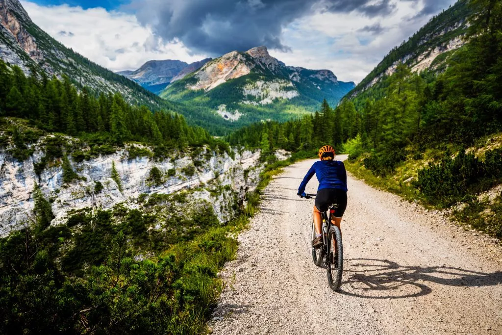 Fietsen in dolomieten