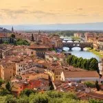 Florence en de rivier de Arno