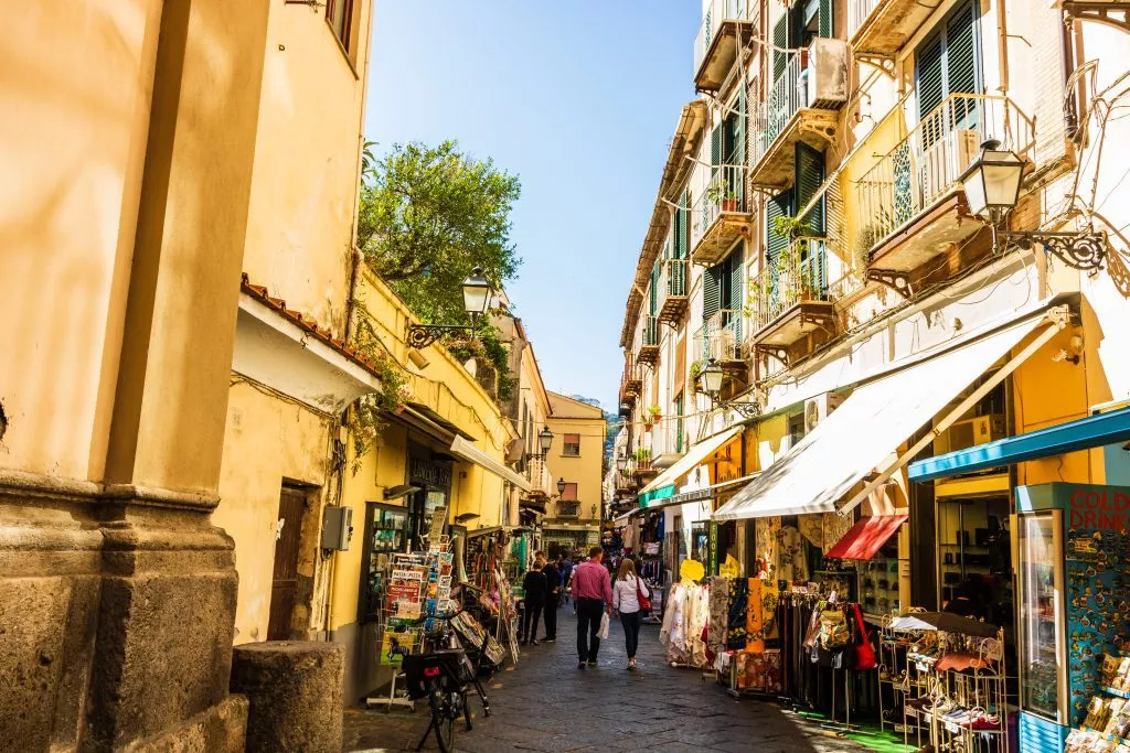 Narrow streets of sorrento