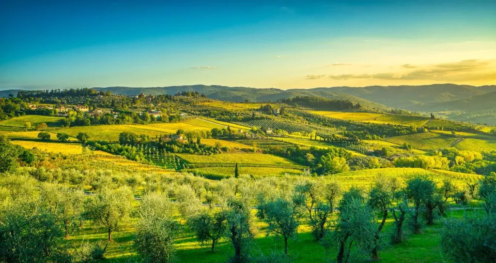 Panzano landschap