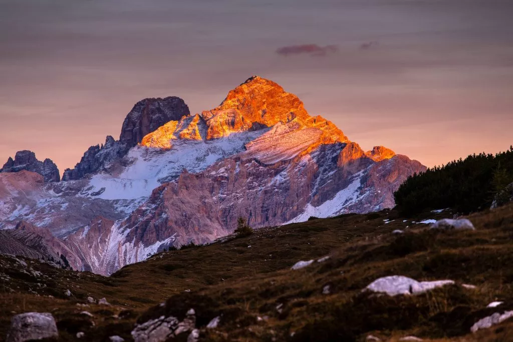 Rifugio sennes uitzicht