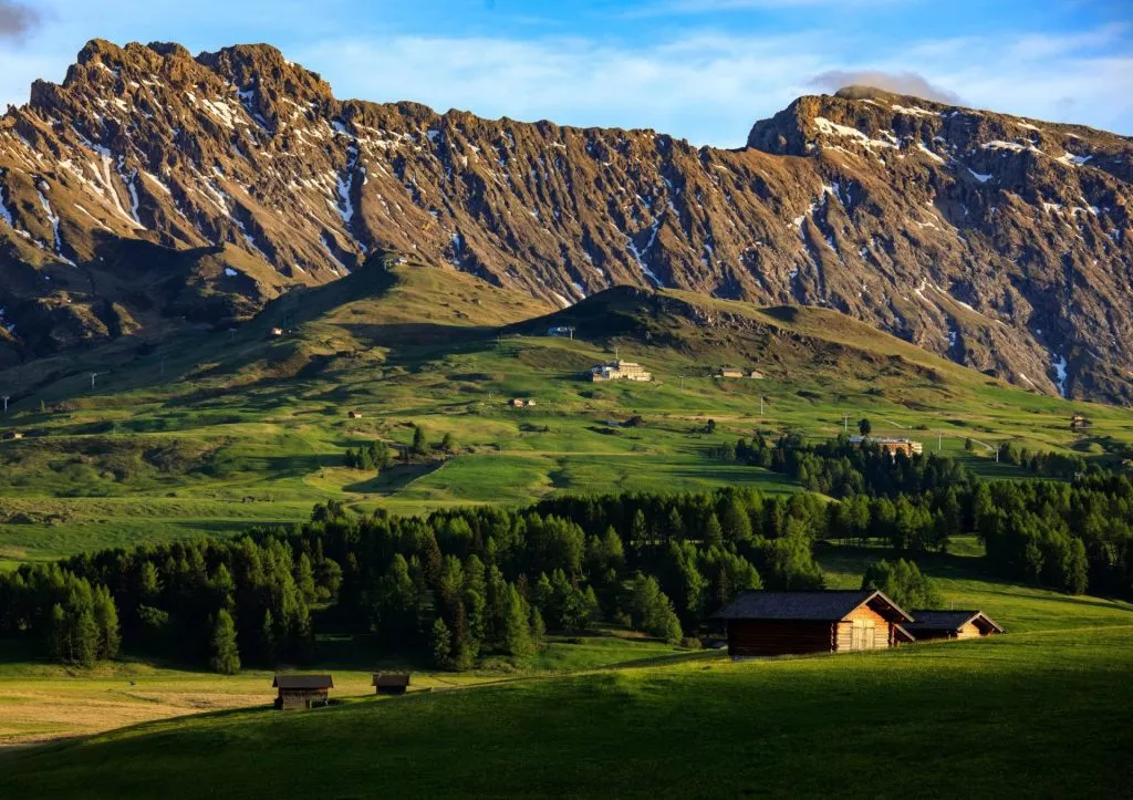 Landschaft Seiser Alm skaliert