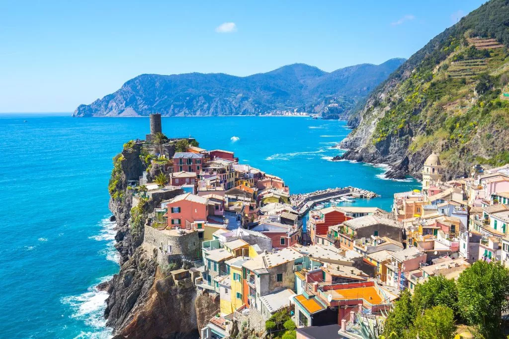 Udsigt over Vernazza