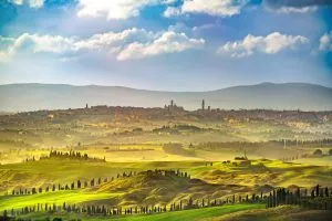 Uitzicht op siena